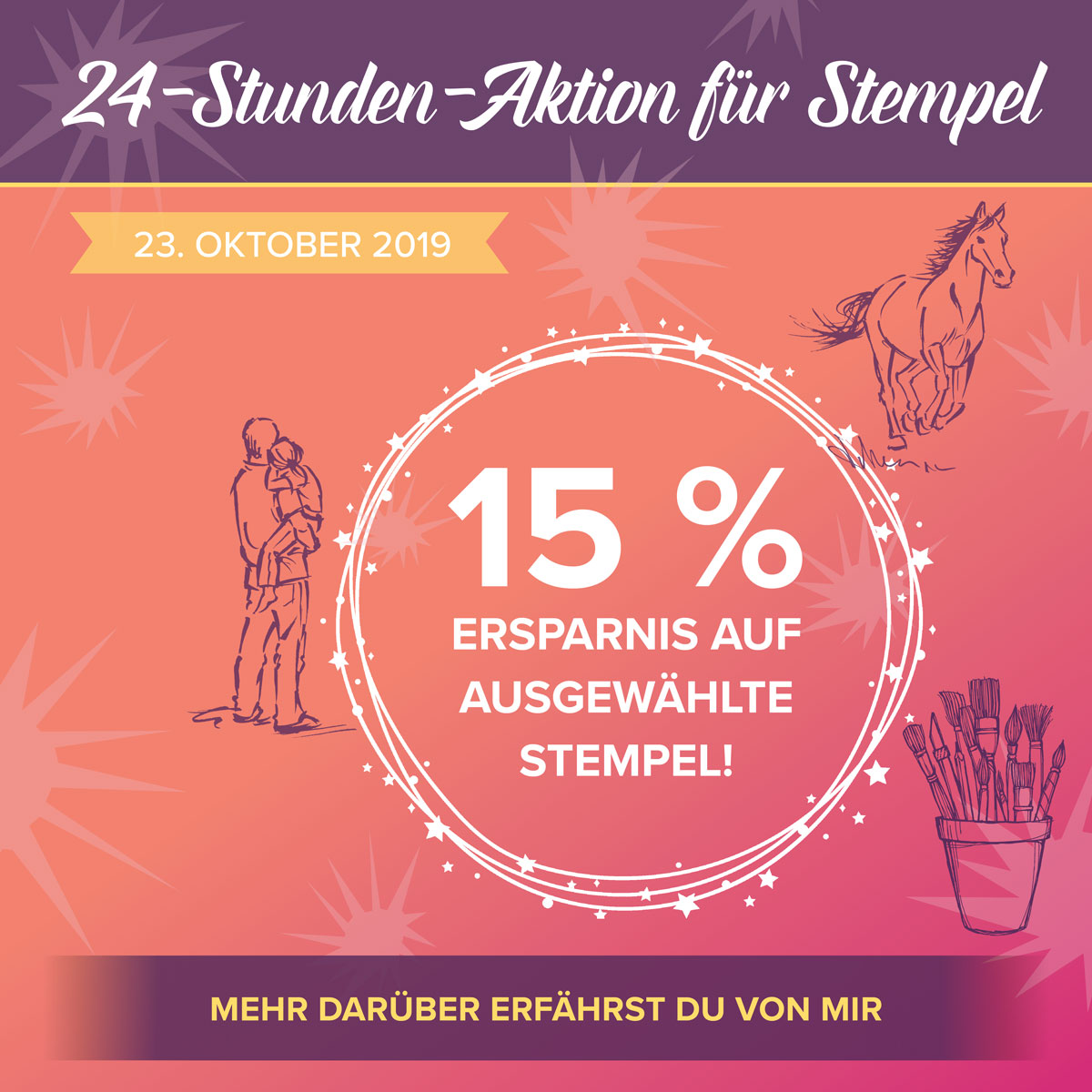 24 Stunden Stempelaktion Bastelamazone